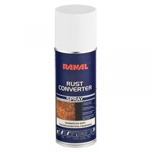 Аэрозоль RANAL - RUST CONVERTER Преобразователь ржавчины 200мл ТЕСЕЙ