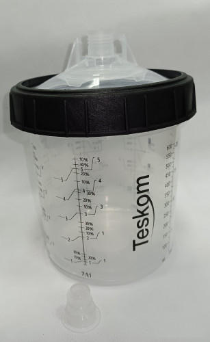 Набор пластиковых стаканов PPS, 190мкр, 650мл, TESKOM