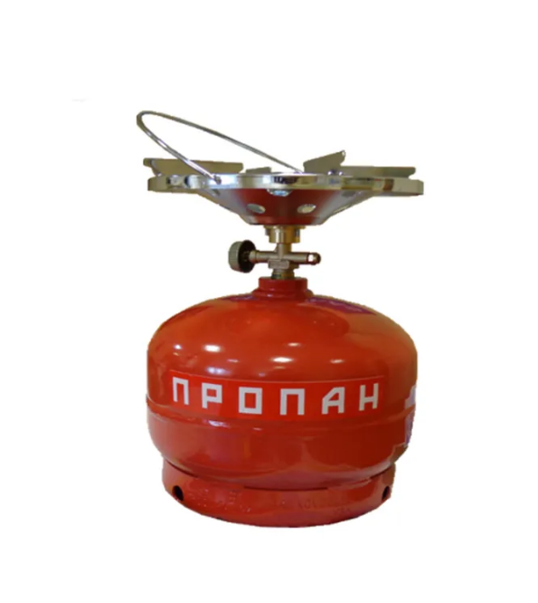 Таганок "Дачник" (комплект туристический: баллон газовый 5л + плитка-горелка)